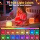 One Fire Baby Night Light Sound Machine35 Colors+12 White Noise Machine+Egg Light For White