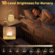 One Fire Baby Night Light Sound Machine35 Colors+12 White Noise Machine+Egg Light For White
