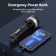 Marbero [Fathersdaygifts] Rechargeable Flashlight High Lumens With 4000Mah Battery Focused Beam Super