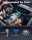 Xuenair Car Ac Fan Usb For Air Vent To Boost Cold Air