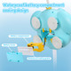 Lightshyer Bath Toys Light Up Elephant Baby Bubble Bath Toys 2 In