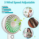 Hand Held Fan, Mini Portable Fan With 3 Speed Adjustable Cooling Fan, Handheld Fan Rechargeable With Base For Kids Women Men Hand Held Fan, Mini Portable Fan With 3 Speed Adjustable Cooling Fan, Handheld Fan Rechargeable With Base For Kids Women Men