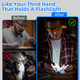 Apicey White Elephant Gifts Stocking Stuffers For Men Adults Rechargeable Led Flashlight White