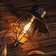 Yakii Solar Lantern Hanging Waterproof Outdoor Metal Lamp With Warm White Light 2 Pack White