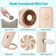 Handheld Mini Fan, Usb Small Personal Fan With 3 Speed Adjustable Low Noise, Portable Hand Held Fan With Carabiner For For Women Handheld Mini Fan, Usb Small Personal Fan With 3 Speed Adjustable Low Noise, Portable Hand Held Fan With Carabiner For For Women