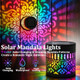Uniqus Solar Mandala Lights Outdoor Wall SevenColor Changing Solar Mandala Projector Light 2Pack