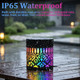 Uniqus Solar Mandala Lights Outdoor Wall SevenColor Changing Solar Mandala Projector Light 2Pack