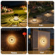 Veeydrut Solar Mandala Wall Lights Waterproof Metal Outdoor Fence Decor Lights Solar 2 Packs 2 Pack
