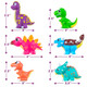 Tub Works Dinos 6 Pack