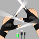 Moipejo Led Flashlight Gloves Rechargeable Mens Stocking Stuffers White Elephant Gifts For White