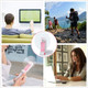 Personal Handheld Fan, Mini Portable Pocket Fan, Little Folding Fans Usb Rechargeable For Woman Girls Makeup Outdoor Travel