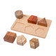 Yunhe Xinqiao Toys Factory Montessori Wooden Fraction Puzzle Toy For Toddler Age 2 3 Math