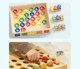 Yunhe Xinqiao Toys Factory Montessori 6In1 Fishing Toys For Toddlers 3+ Wooden Magnetic Fish Game