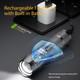 Bulkwise Rechargeable Flashlights High Lumens Bright 1 Mode Small Flashlight Powerful Tactical 4 Pack