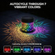 Uniqus Solar Mandala Lights Outdoor Wall SevenColor Changing Solar Mandala Projection Wall 2Pcs