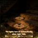 Srnpmiu Solar Mandala Lights Outdoor Decor Solar Fence Lights Outdoor Garden Decorative