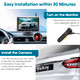 Yakry Wireless Backup Camera With 5Inch Hd Screen: 1080P Rear View Camera Clear