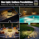 Uniqus Decorative Solar Mandala Lights Solar Mandala Lights Outdoor Mandala 2Pcs