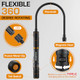 Everbrite MultiFunctional Rechargeable Work Light Flexible Led Flashlight With 3 Light Modes White