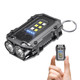 Boomfun Pocket Edc Flashlight Rechargeable 500 Lumens Keychain Flashlight Small Led Light