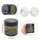 Uniqus 2Pack Solar Mandala Projector Wall Lights Colorful Decorative Waterproof Metal Mandala 2Pack