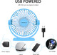Tripole Usb Powered Desk Fan Small Personal Fan 3 Speeds Strong Airflow Mini Fan 360°Rotation Portable Fan 5.1 Inch Table Fan Tripole Usb Powered Desk Fan Small Personal Fan 3 Speeds Strong Airflow Mini Fan 360°Rotation Portable Fan 5.1 Inch Table Fan
