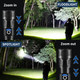 Lnryy Flashlights High Lumens Rechargeable Rechargeable Flashlights Super Bright Flashlight 5Mode Tactical 2Pack