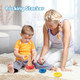 Adena Montessori Baby Toys For 612Months Rocking Stacker Designed For Toddlers