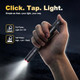 Hoxutym Rechargeable Pen Light Dual Power Flashlight With UsbC Charging Or Aaa