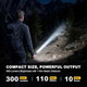 Hoxutym Rechargeable Pen Light Dual Power Flashlight With UsbC Charging Or Aaa
