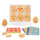 Yunhe Xinqiao Toys Factory Montessori Toys For 1 2 3 Year OldWooden Facial Expressions Sorting 32 Pcs