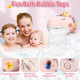 Infowush Baby Bath Toys Unicorn Bath Bubble Machine Toddler Bath Toys For