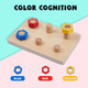 Yunhe Xinqiao Toys Factory Jumbo Wooden Nuts And Bolts Board Wooden Puzzle Stacking Toys For