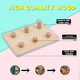 Yunhe Xinqiao Toys Factory Jumbo Wooden Nuts And Bolts Board Wooden Puzzle Stacking Toys For