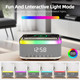Strackvial Bluetooth Speaker With Wireless Charging and Digital Clock Led Display Qi 15W White