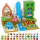 Fxzyixs Magnetic Blocks 117Piece 0.8In Building Farm Magnet Game Set Stacking Building