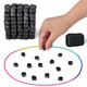 Eaclqins Magnetic Chess Game With 80 TravelStones Magnet GameMagnet Rocks Desk Stress