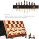 Bivomon Chess Magnetic Wooden Chess Set 15 Unique Chess Board Game With