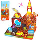 Minecftoy Mini Magnetic Tiles Dinosaur Kids Toys With Case 36Pcs