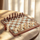 Merrypony 2 In 1 Magnetic Wooden Chess And Checkers Set 15 Foldable