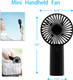 Handheld Fan, Portable Fan With Usb Rechargeable Battery, 3 Speed For Indoor, Outdoor, Makeup, Travelling, Camping, Summer Handheld Fan, Portable Fan With Usb Rechargeable Battery, 3 Speed For Indoor, Outdoor, Makeup, Travelling, Camping, Summer