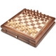 Amerous 12.8 X 12.8 Magnetic Wooden Chess Set With 2 BuiltIn Storage