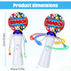 Vertintong Light Up Bingo Spinner Wand Led Glow Spin Bingo Game 2 Pcs