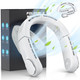 Bladeless Neck Fan Personal Portable Fan Chillgo Wearable Cooling Neck Air Conditioner Max 12Hrs, 4 Vent Airflow +90, Foldable Bladeless Neck Fan Personal Portable Fan Chillgo Wearable Cooling Neck Air Conditioner Max 12Hrs, 4 Vent Airflow +90, Foldable