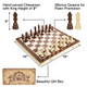 Amerous Magnetic Wooden Chess Set 15 Inches