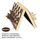 Amerous Magnetic Wooden Chess Set 15 Inches