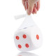 Yaafency Large Dice Stress Ball 6Sided With Dots Foam Dice Squishies Toys 3.14 Inches