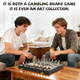 Xaohao Luxury Large Metal and Acrylic Chess Set With Wooden Chess Board