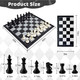 Joneytech Travel Chess Set Magnetic Chess Board With 2 Extra Queen Portable 10 Inch