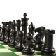 Oumoda 4 King Tournament Chess Set Foldable 20 Silicone Chess Board Mat Green